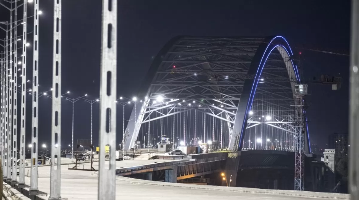 Подольско-Воскресенский мостовой переход в Киеве. Фото: kiev.klichko.org