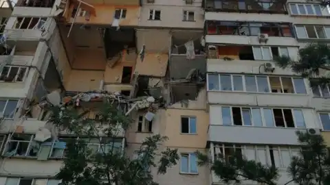 Вибух на Позняках. Фото: МВС