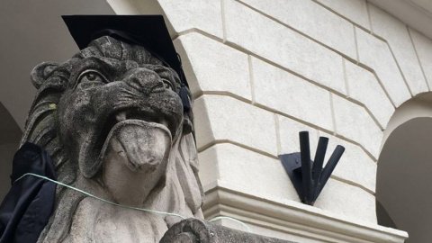 Львов одели в мантии. Фото: dyvys.info