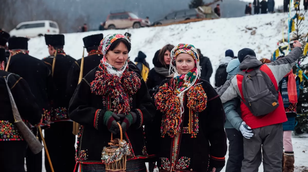 Праздник в Криворивне. Фото: Facebook Василий Дьячук. Праздник в Криворивне. Фото: Facebook Василий Дьячук.
