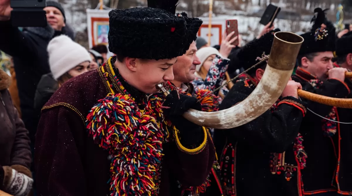 Праздник в Криворивне. Фото: Facebook Василий Дьячук. Праздник в Криворивне. Фото: Facebook Василий Дьячук.