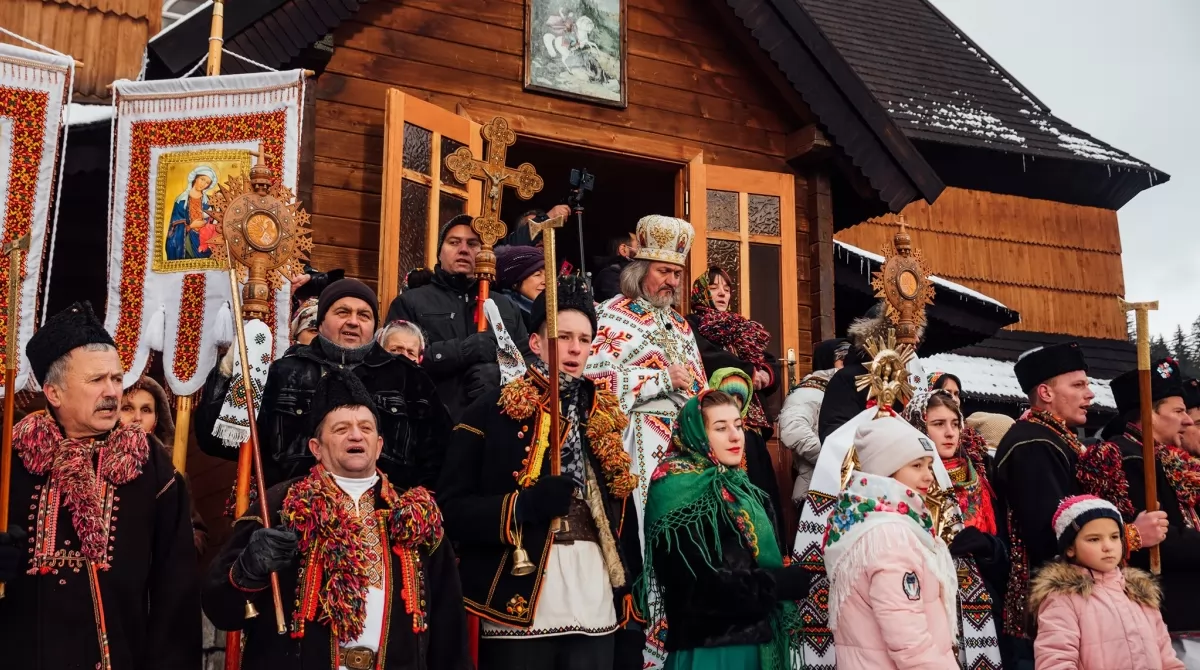 Праздник в Криворивне. Фото: Facebook Василий Дьячук. Праздник в Криворивне. Фото: Facebook Василий Дьячук.
