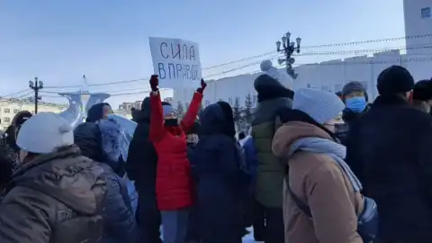 Митинги в России. Фото: Новая газета.