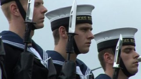 Военнослужащие ВМС Великобритании.