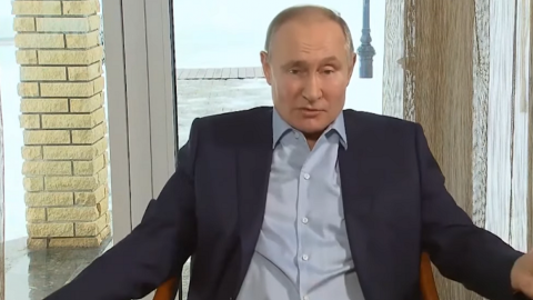 Володимир Путін. Скріншот: youtube/РБК