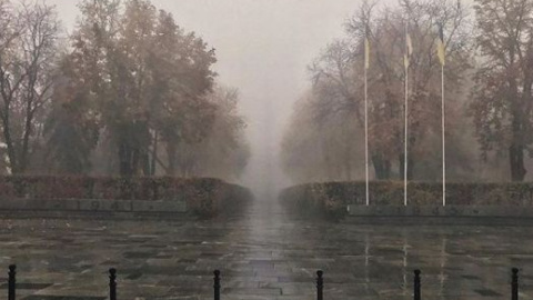 Столицю "затягнуло" туманом сильніше за все. Фото: stereo_cat/Instagram