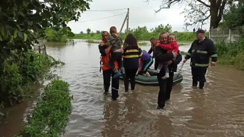 Паводок на Закарпатье. Фото: dsns.gov.ua