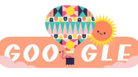 Google-дудл для летнего солнцестояния. Фото: Google