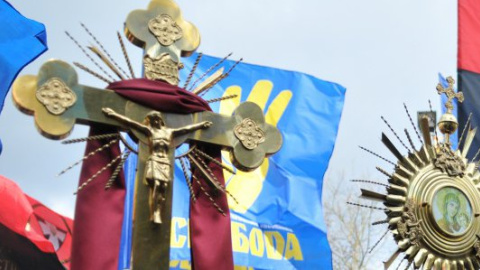 ​Фото дня: во Львове почтили память главнокомандующего УПА Шухевича