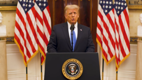 Дональд Трамп. Скріншот: youtube/The White House