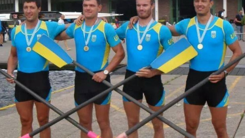 Украинская сборная по гребле в финале Олимпийских игр в Рио. Фото: facebook.com/olympicua