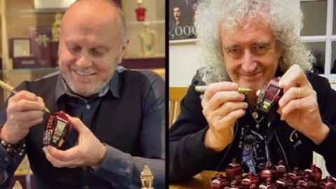 Брайан Мэй и Серджо Момо. Фото: instagram.com/brianmayforreal