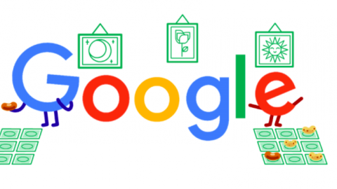 Дудл Google на 5 мая. Фото: Google