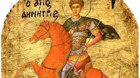 По народным представлениям святой Дмитрий приносит зиму. Фото: wikimedia.org