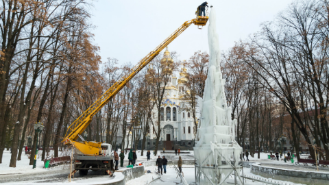 У Харкові з'явиться крижана ялинка. Фото: Міський дозор