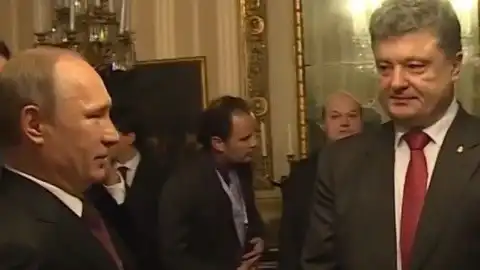 Vladimir Putin and Petro Poroshenko. Photo by glavred.info