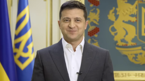 Владимир Зеленский. Скриншот видеообращения