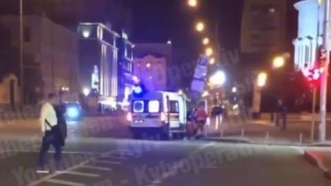 ДТП в Києві. Скріншот відео.
