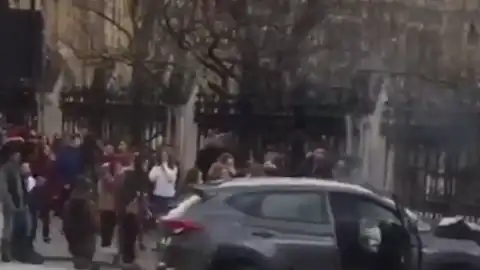 На месте атаки в Лондоне 22 марта. Фото: @Telegraph