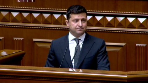 Володимир Зеленський. Скріншот відео
