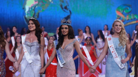  Украинка осталась без наград. Фото:missworld.com