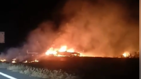 Під Харковом розбився військовий літак з курсантами