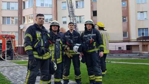 Пожежа в Софіївській Борщагівці Фото: ДержНС