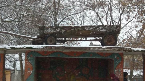 Подобные шалости являются традиционными для празднований на Андрея. Фото: Игорь Муравский/Facebook