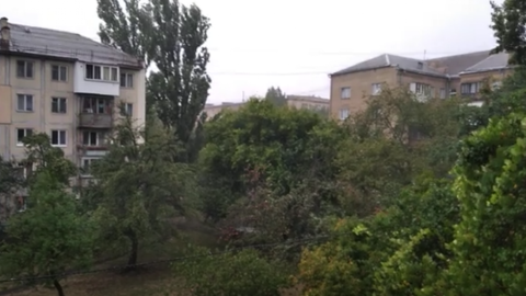 У Києві почався сильний дощ і штормовий вітер