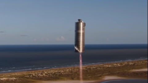 Испытания SpaceX. Скриншот видео