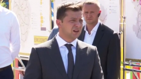Владимир Зеленский. Скриншот видео