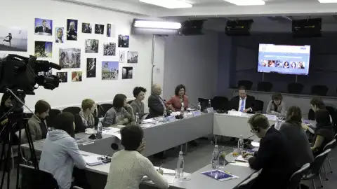 8.12.16 11.00 Презентація результатів завершальної хвилі медіа-моніторингу  "Внутрішньо переміщені особи у дзеркалі регіональних ЗМІ"