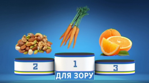Продукты для улучшения зрения. Фото: пресс-служба "Интера"