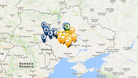 Интерактивный реестр эко-проблем Запорожской области. Скриншот ecoukraine.org
