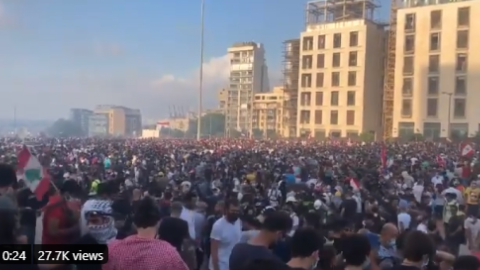В Бейруте из-за взрыва усилились протесты. Демонстранты ворвались в МИД Ливана