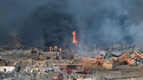 Вибух у Бейруті. Фото: EPA-EFE/WAEL HAMZEH