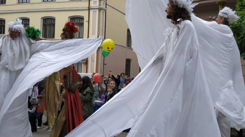 Театральна хода в Івано-Франківську. Фото: firtkа.if.ua