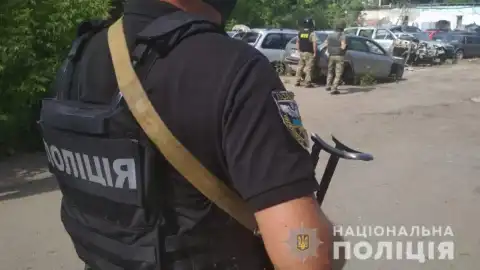 Спецоперація в Полтаві Фото: Нацполіція