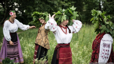 Троица - самый "зеленый" праздник в году. Фото: radiosvoboda.org