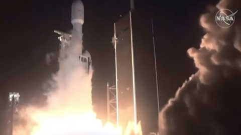 Запуск ракети. Скріншот/CBS News