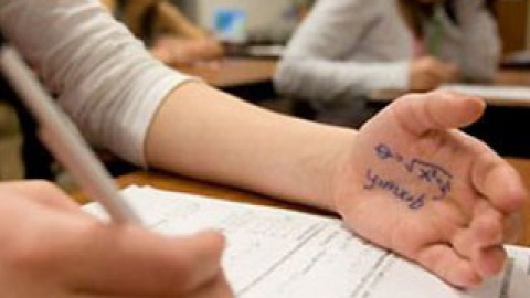 Незважаючи на емоції батька, сина не допустили до здачі тесту.