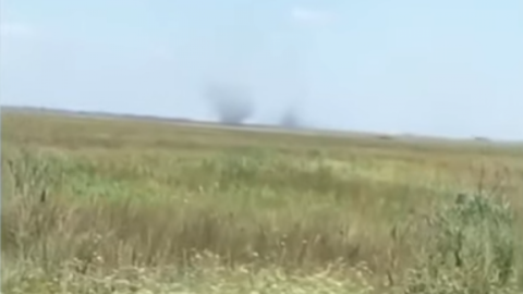 Смерчі в Кирилівці. Скріншот Відео