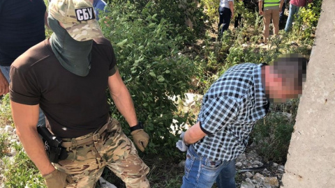 У Луганській області затримали агента ФСБ РФ. Фото: СБУ