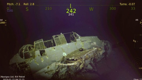 Затоплений авіаносець USS Wasp. Фото: cbsnews.com
