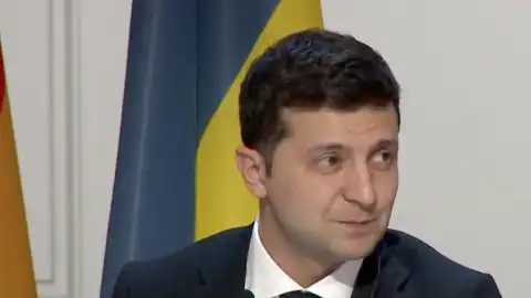 Зеленський, підсумки нормандської зустрічі. Скріншот трансляції
