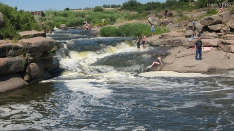 Токовский водопад.