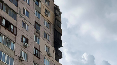 Пожар на Крушельницкой. Фото: УП