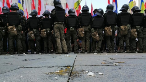 Розбиті яйця на акції прихильників і противників Його під ВП