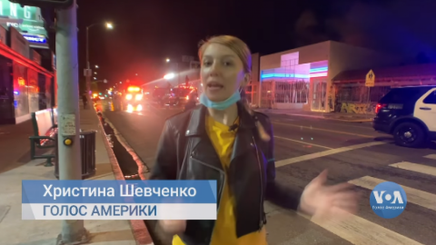 Журналістка в США. Скріншот відео.