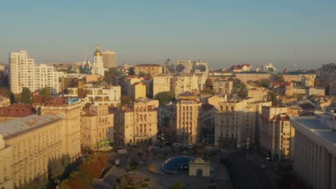 Київ. Скріншот відео Віталія Кличка 